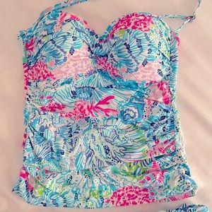 Lilly Pulitzer Sink or Swim Tankini Size 10.